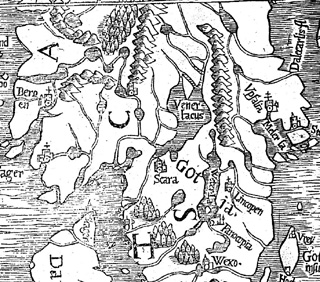 Olaus Magnus karta 1567