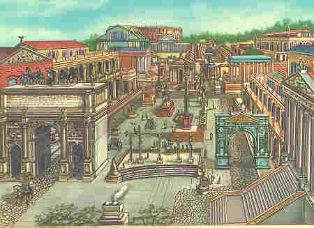 Forum Romanum, rekonstr